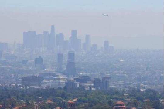 Matter-Filled Smog over L.A