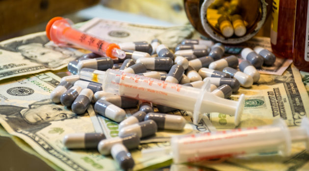 drugs and money
