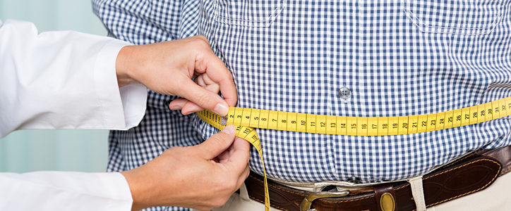 measuring waistline