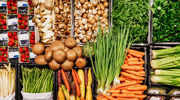 Variety of vegetables on a table.