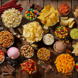 Assortment of different food.
