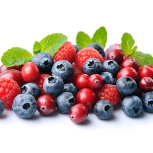 Assortment of berries.
