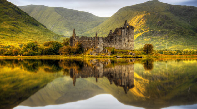 Landscape of Scotland.